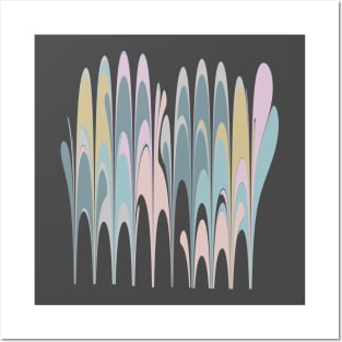 Abstract Pastel Illustration Posters and Art